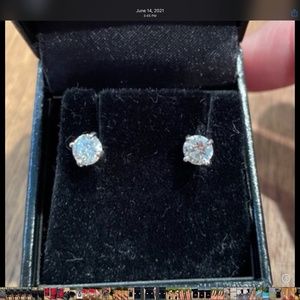 1.05 ctw Diamond Martini Studs STUNNING!!!